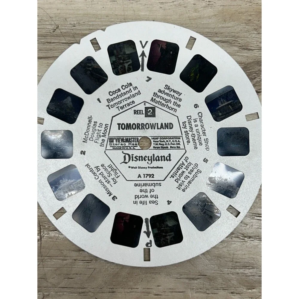 Vtg 1960s Sawyer View-Master 3D Color Slide Stereoscopic With 9 Reels Lot
